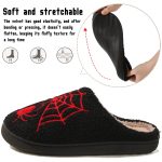 BERANMEY Halloween Slippers for Women Perfect Soft Plush Comfy Warm Slip-On Cute Womens Slippers Indoor Fluffy House Slippers for Women and Men Non-slip Fuzzy Flat Slides - Image 36